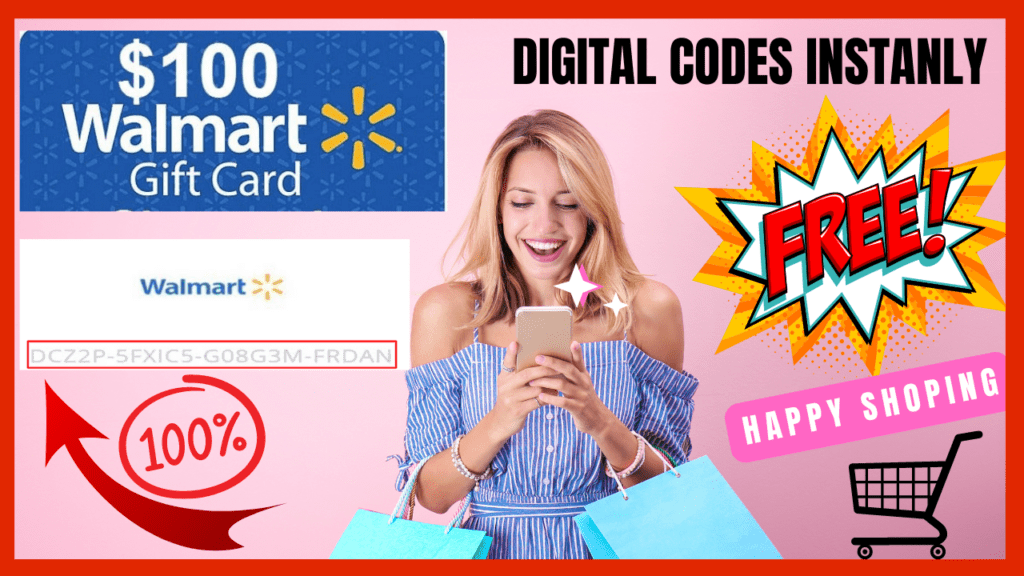 Walmart $100 Gift Card ( Live Codes)